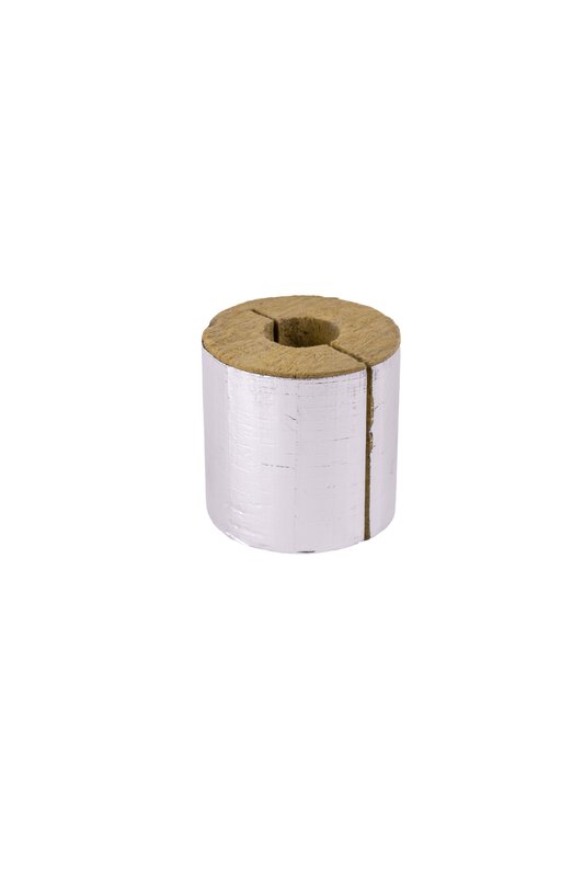 Mineral Wool Pipe Support - 25mm x 114mm 100mm NB