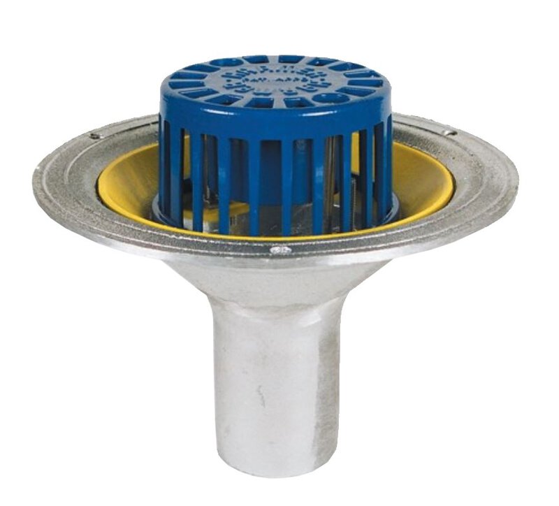 Alumasc 100mm Dome Roof Outlet Vertical Spigot AV400