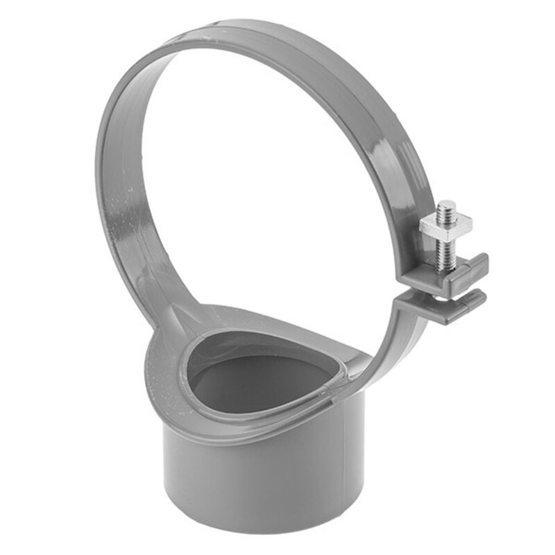 4"/110mm Strap Boss 2" Outlet - Solvent Grey