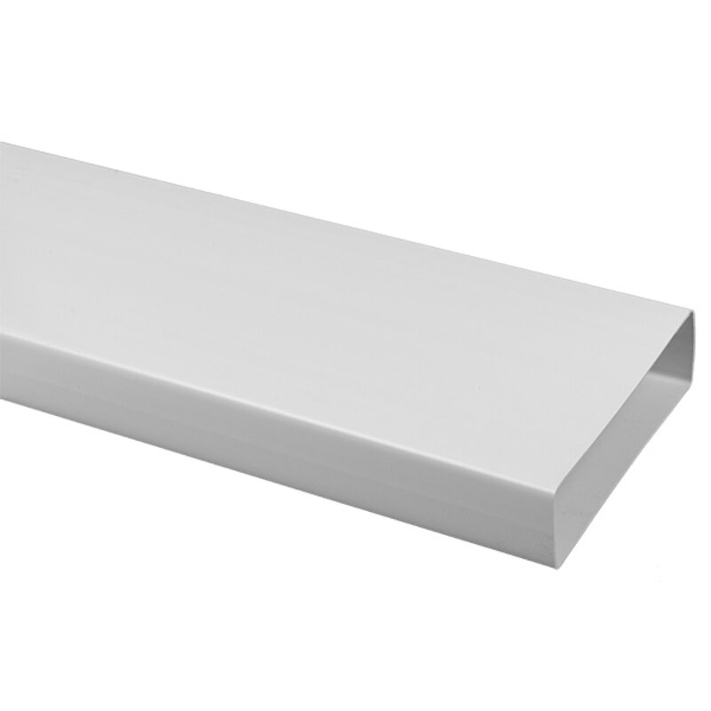 204 x 60mm Low Profile PVC Duct x 2.0m