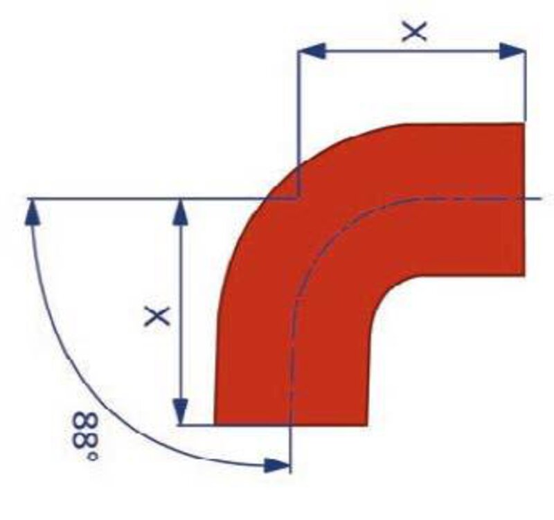 CIS 50mm x 88° Bend Cast Iron Fitting