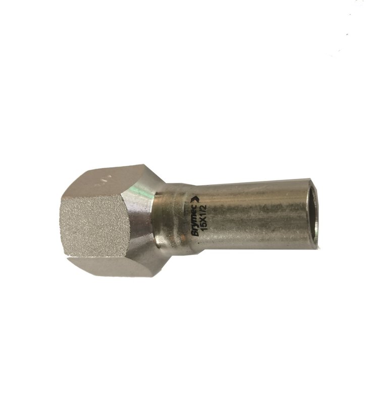 28mm x 3/4" Stainless Plug-In Female Adapter (Press or Gas)