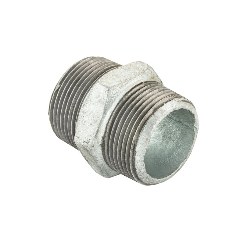 1/2" Galv Hex Nipple Malleable 144/280/N8