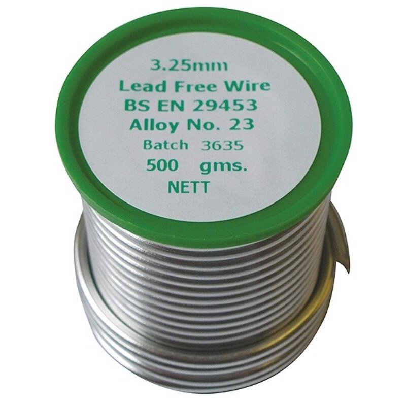 Lead Free Solder - 3.25mm x ½Kg 