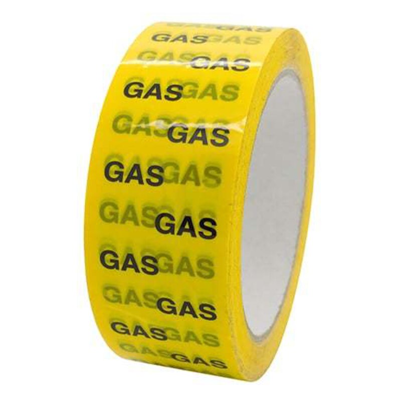 Gas ID Tape - Yellow (38mm x 33m)