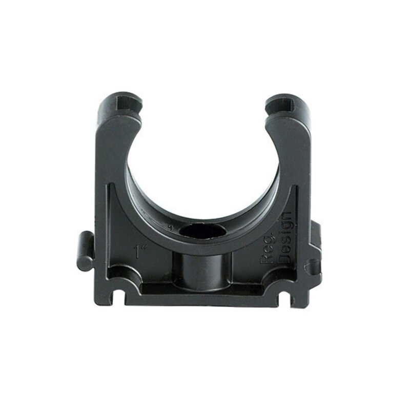 Ridgiflow H/D Drain UPVC 3/4" Open Clip Black 