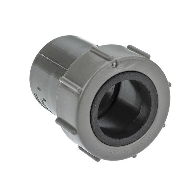 1 1/4" / 32mm Expansion Coupling Grey Solvent Waste