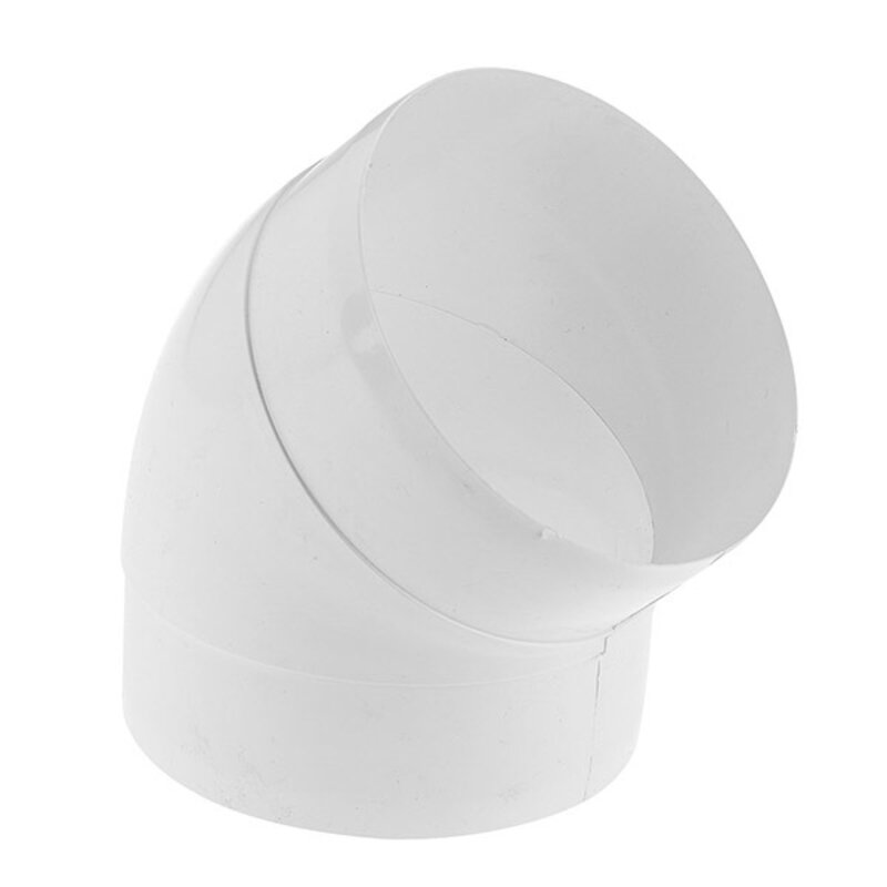 125mm Round PVC 45° Bend 