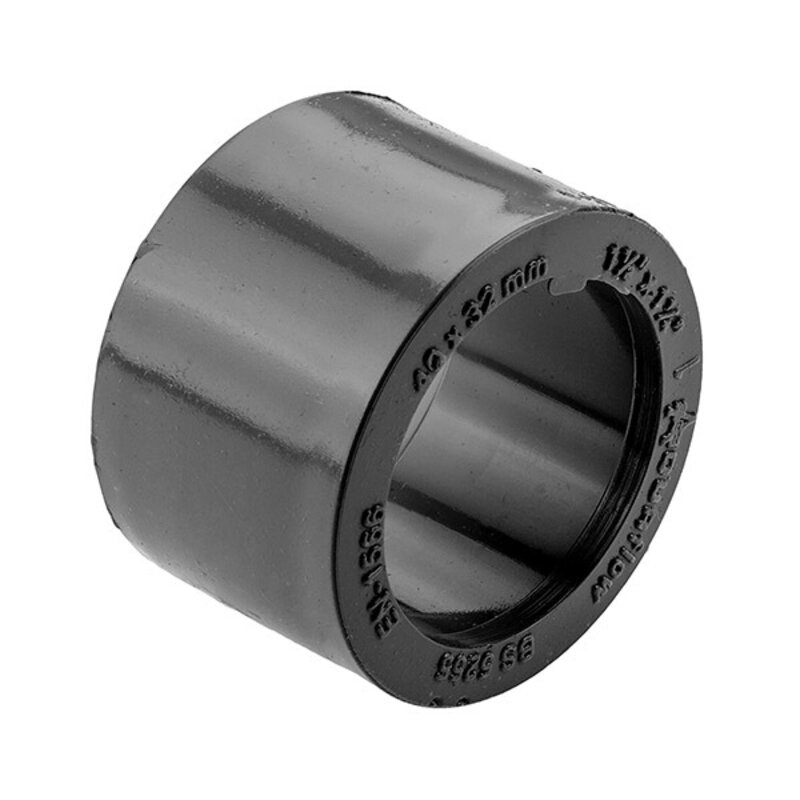 1 1/2-1 1/4" / 40-32mm Reducer Black Solvent Waste