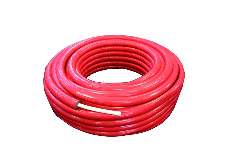 20mm x 50m WRAS Multilayer Pipe with 13mm RED Insulation