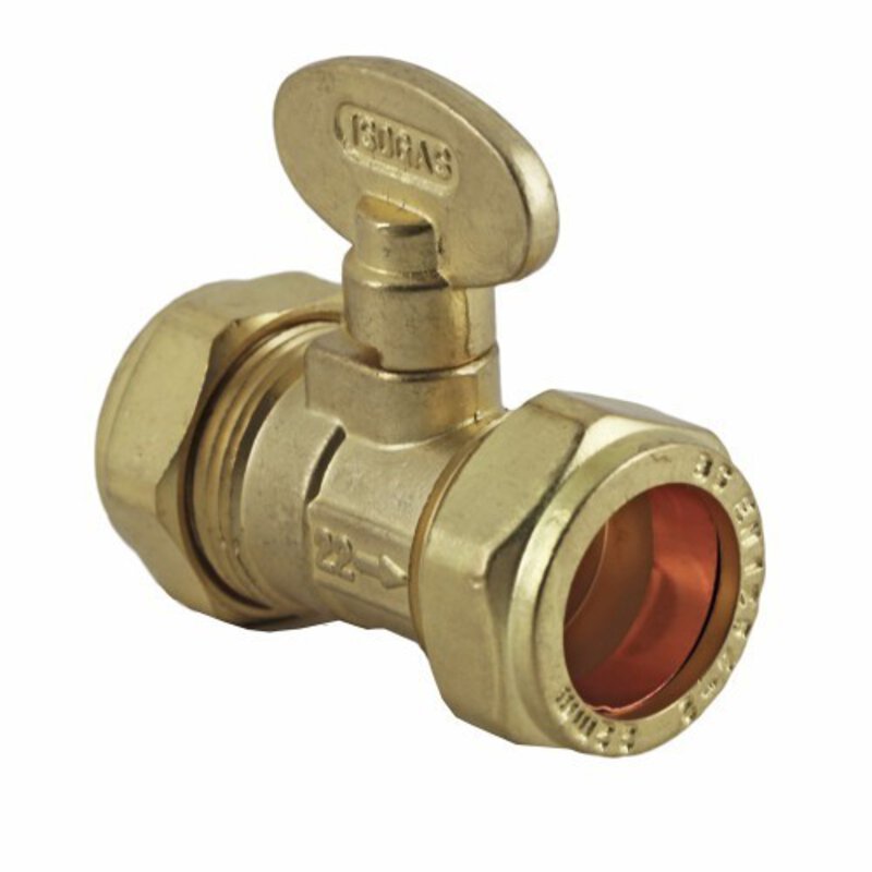 15mm Compression Rigid Fan Gas Isolation Valve