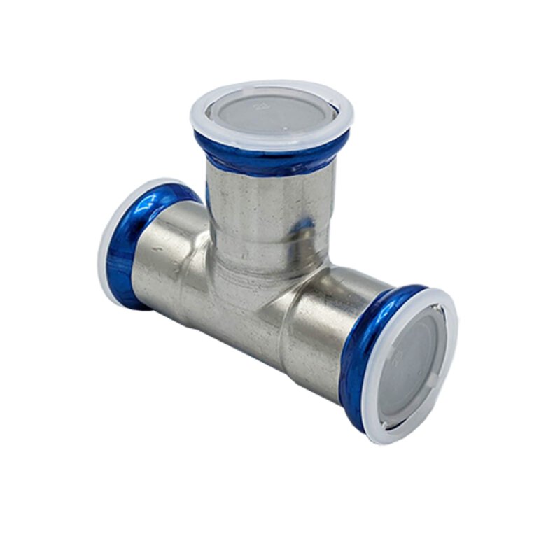 76mm Stainless-Press Equal Tee (M-Profile)