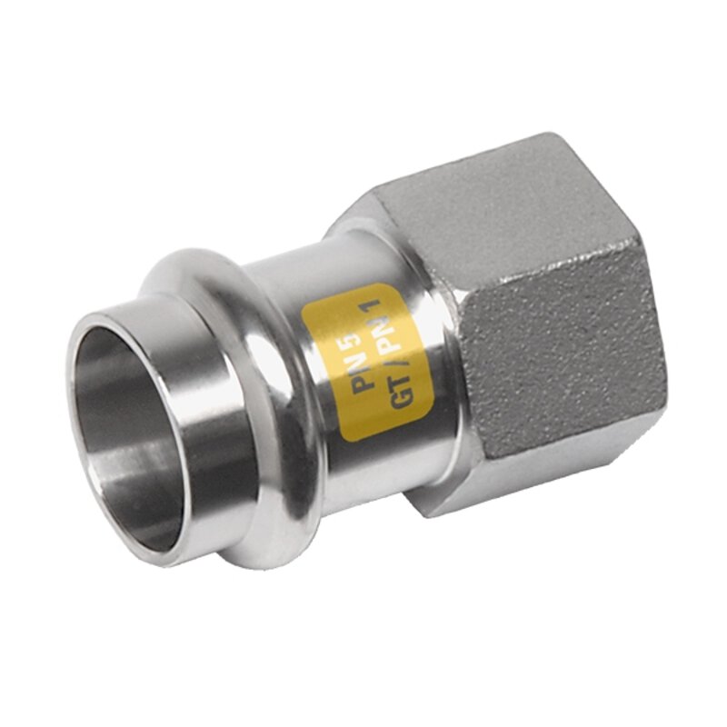 35mm x 1 1/4" Stainless Gas Female Adapter