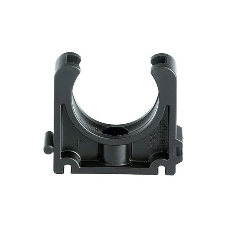 Ridgiflow H/D Drain UPVC 1 1/4" Closed Clip Black 