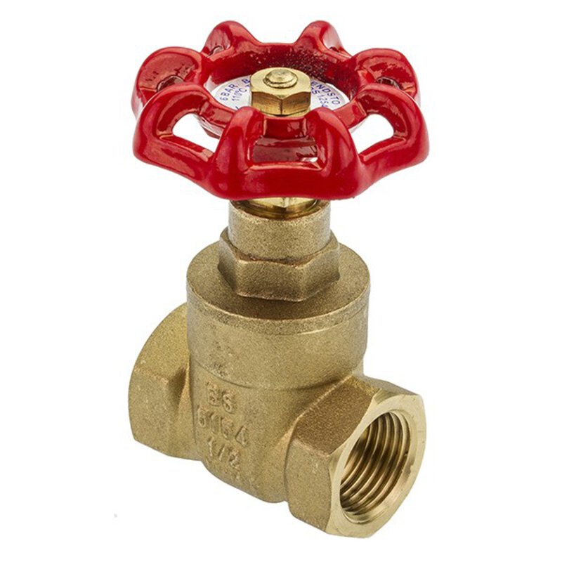 1/2" F x F Wheelhead Gate Valve BS