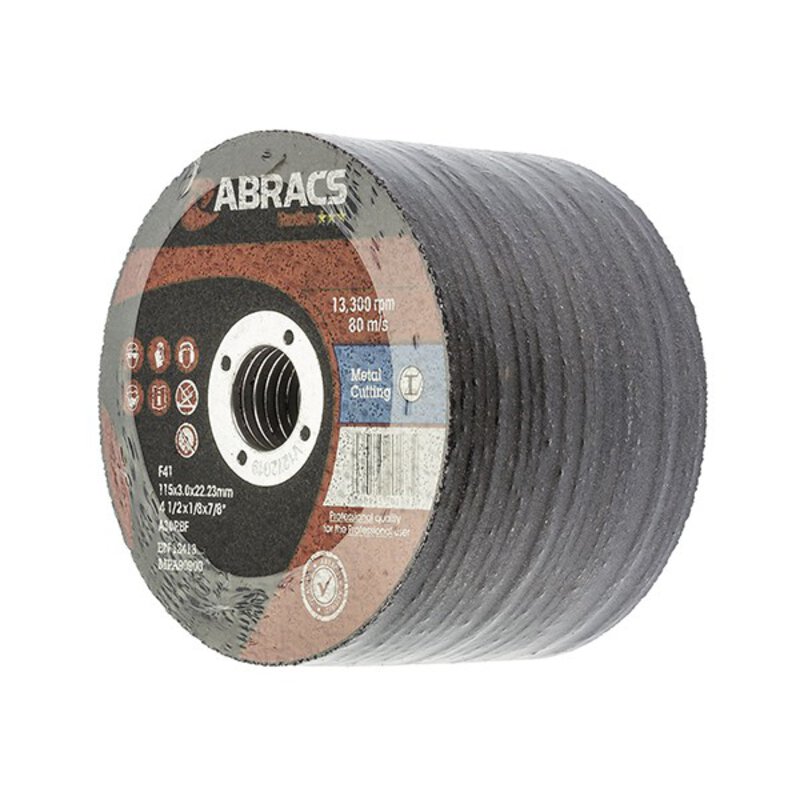 Metal Cutting Abrasive Disc - 4 1/2" (115mm x 3mm/22B)