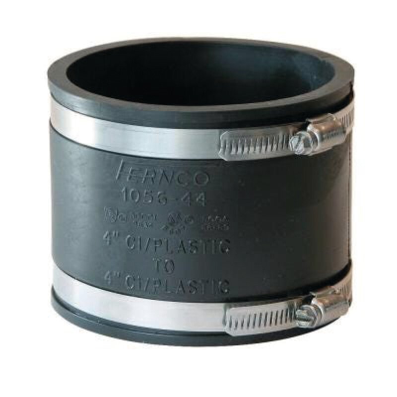 Flexi Coupler 3" (77 - 87mm) Soil Pipe to Cast Iron Adaptor