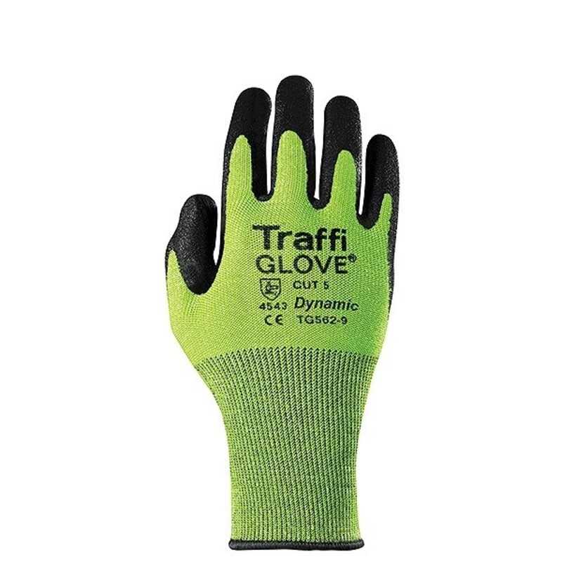 Dynamic Size 9 Gen. Handling Glove Cut Level 5/C - Green
