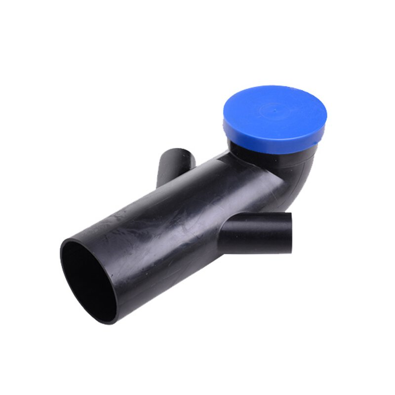 110x120mm 90° HDPE WC Adaptor Double side inlet branch 50mm