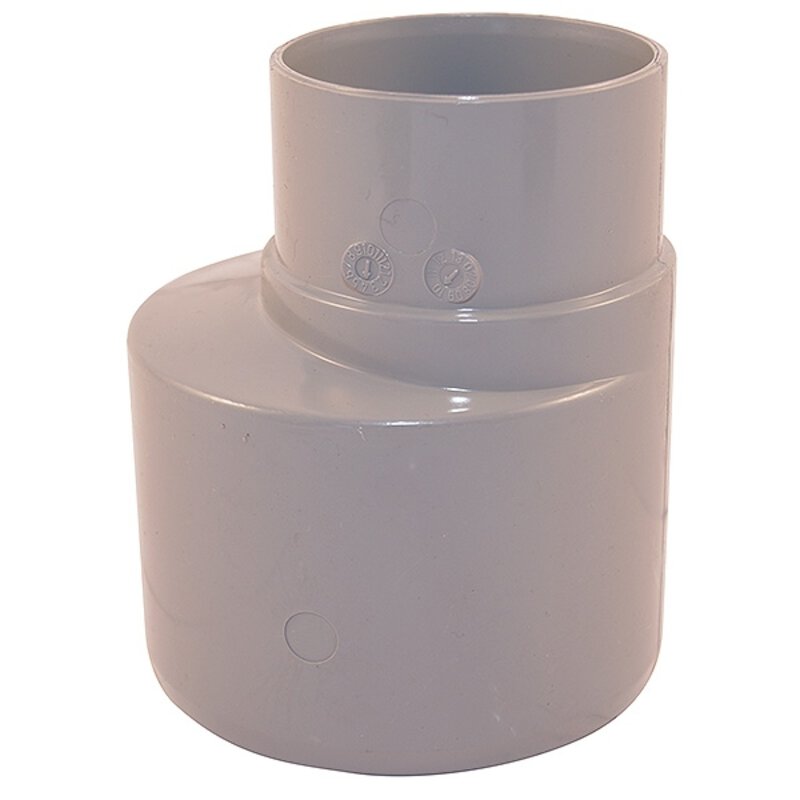 4"/110mm Reducer to 68mm circular rainwater - Grey