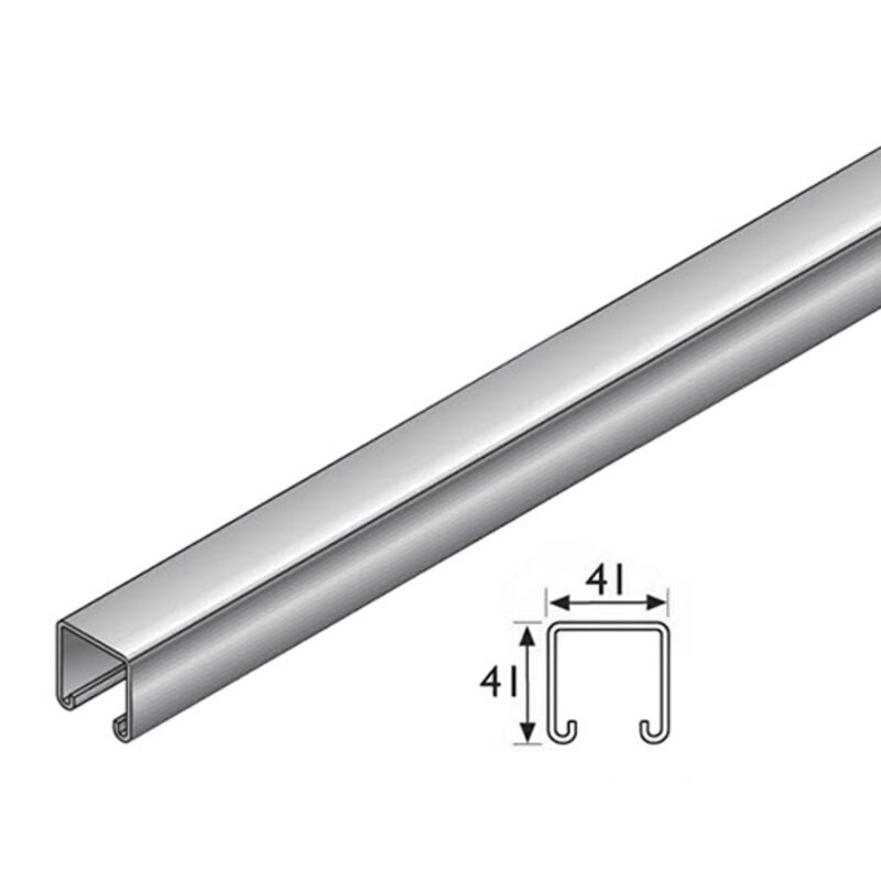 41 x 41 x 2.5mm x 6m Plain Channel