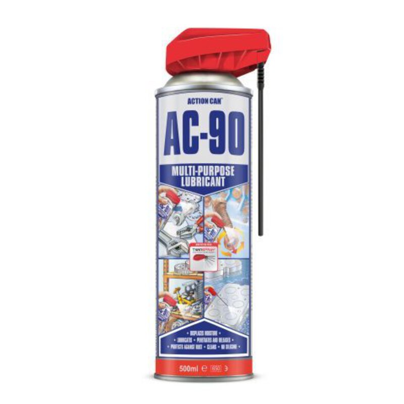 AC90 Power Straw 500ml Maintenance Oil Lube Aerosol