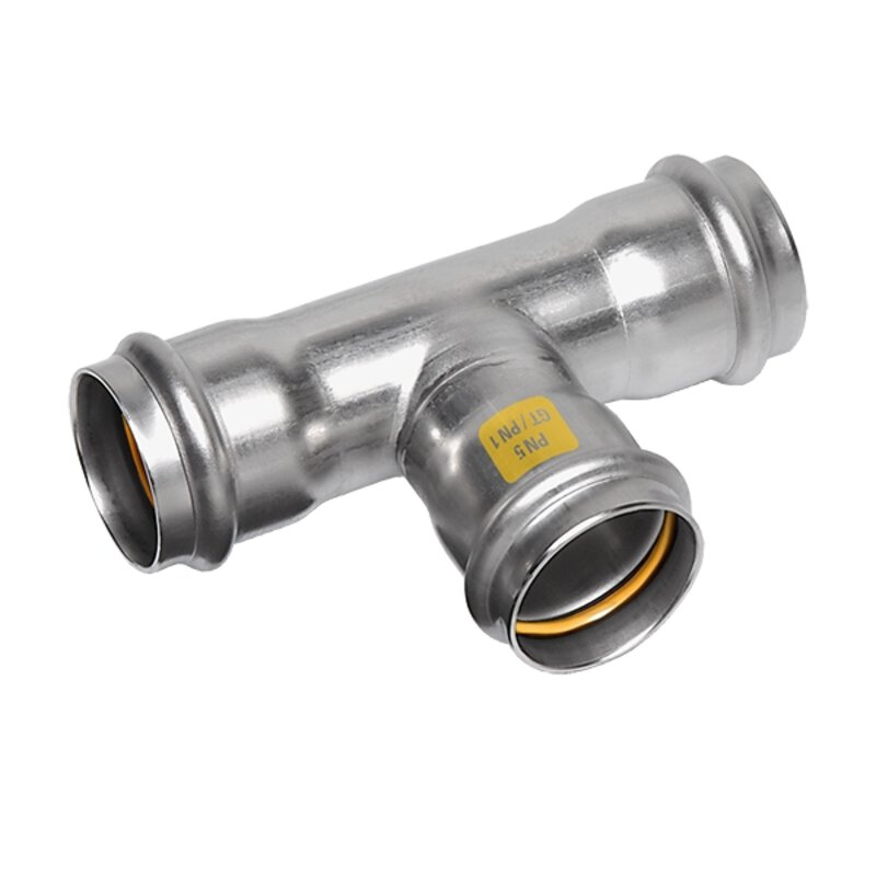 76 x 54 x 76mm Stainless Gas Reducing Tee