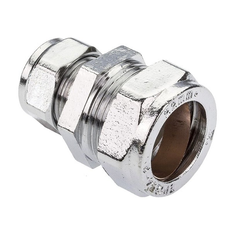 22mm x 15mm Chrome Compression Reducer