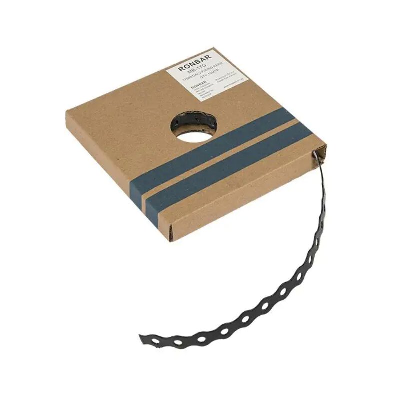 Fixing Band (Black PVC Coated) - 12mm x 10m