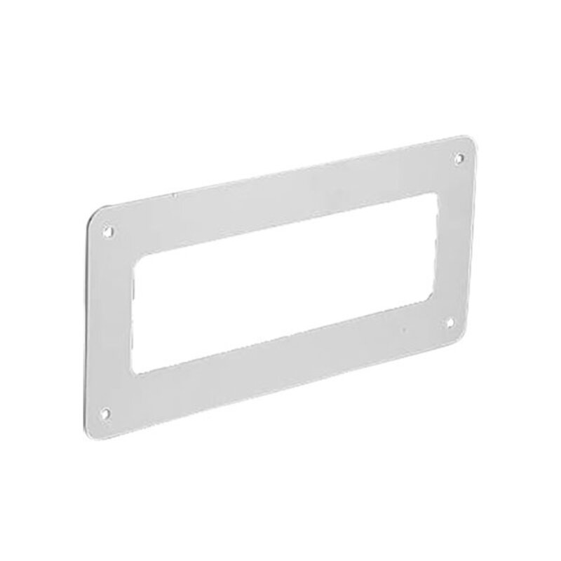 204 x 60mm Low Profile PVC Duct Rectangular Wall Plate