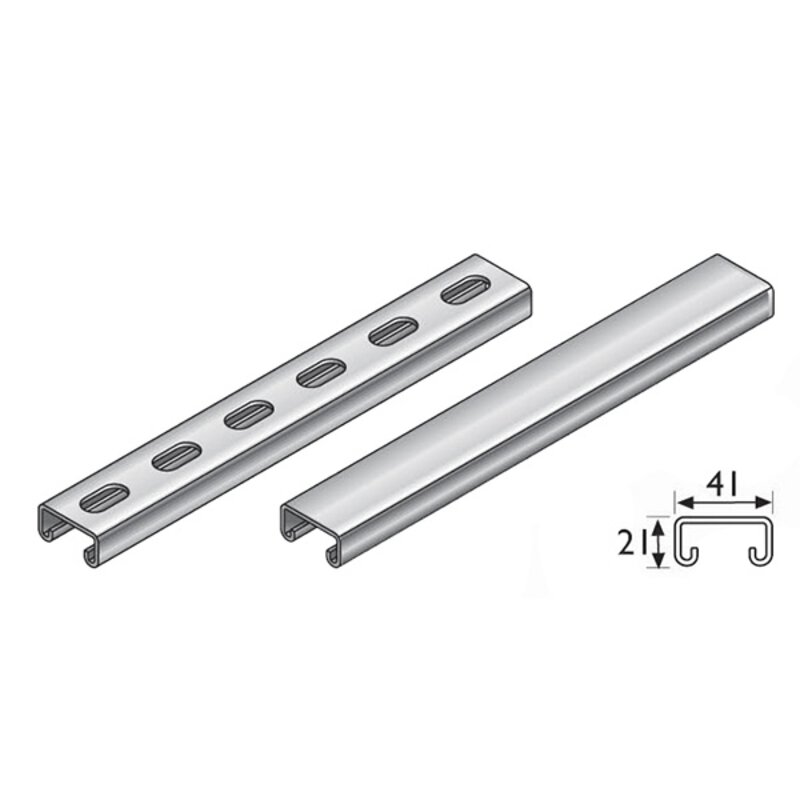 Shallow Slotted Ready Cut Channel - SS500