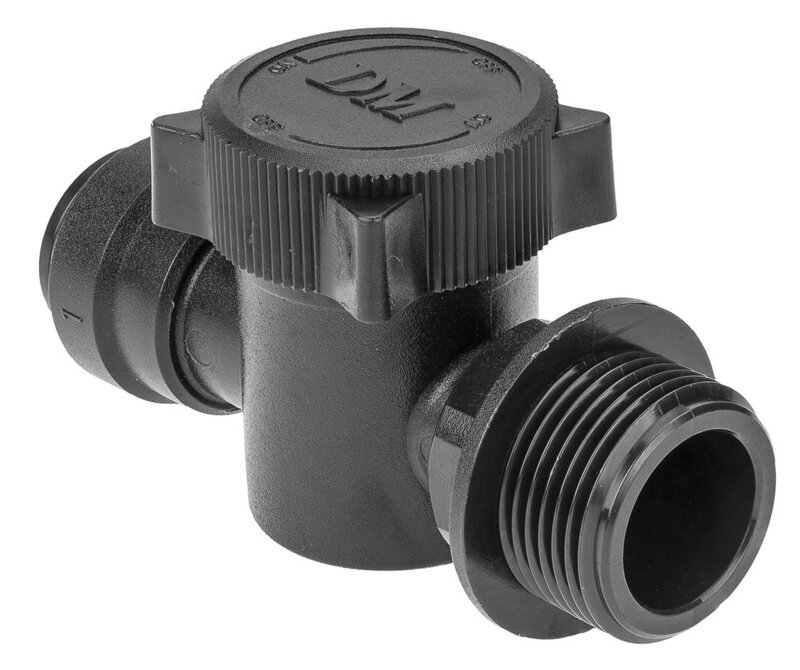 15mm x 3/4" Washing Machine Valve Polybutylene Push-Fit