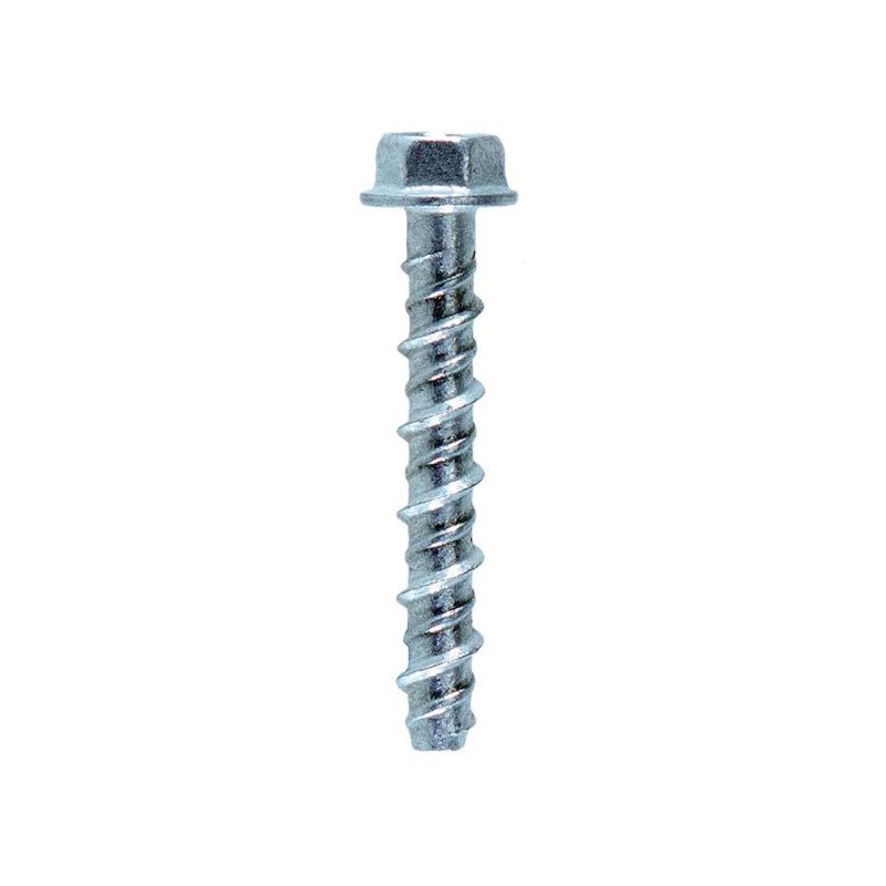 Hex Flange Anchor Screw - M12 x 60mm - ⌀10mm, Non-ETA (Pk100)