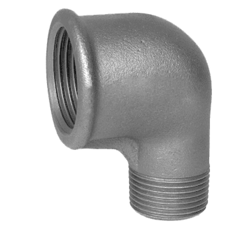 3" MxF 90 Elbow Black Malleable 152/92/A4