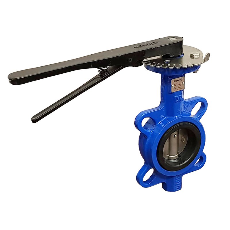 6" Ductile Iron Wafer Butterfly Valve - WRAS