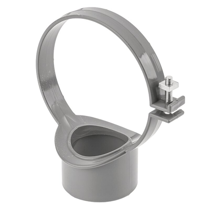 4"/110mm Strap Boss 63mm Outlet - Ringseal Grey