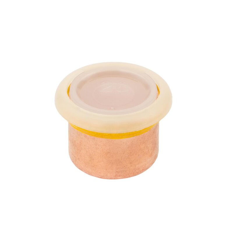15mm Gas Copper-Press End Cap (M-Profile)