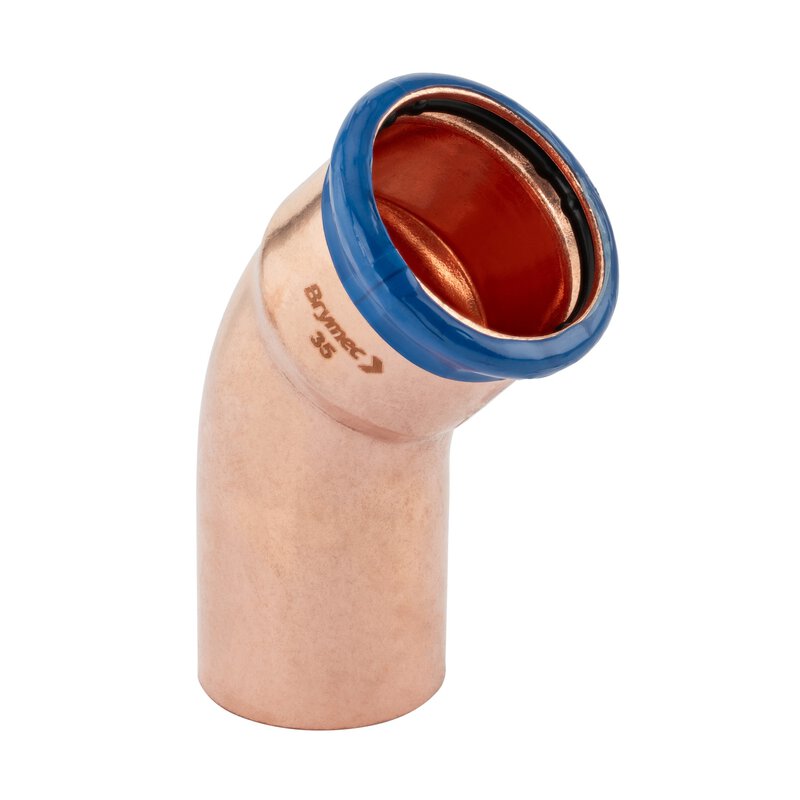 15mm Copper-Press 45° M/F Bend (M-Profile)