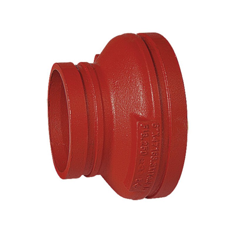 3" x 2 1/2" Grinnell 250 Grooved Concentric Reducer