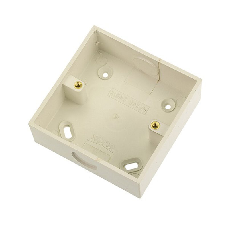 PVC Pattress Box - 29mm with 20mm knock out (Surface Mount)