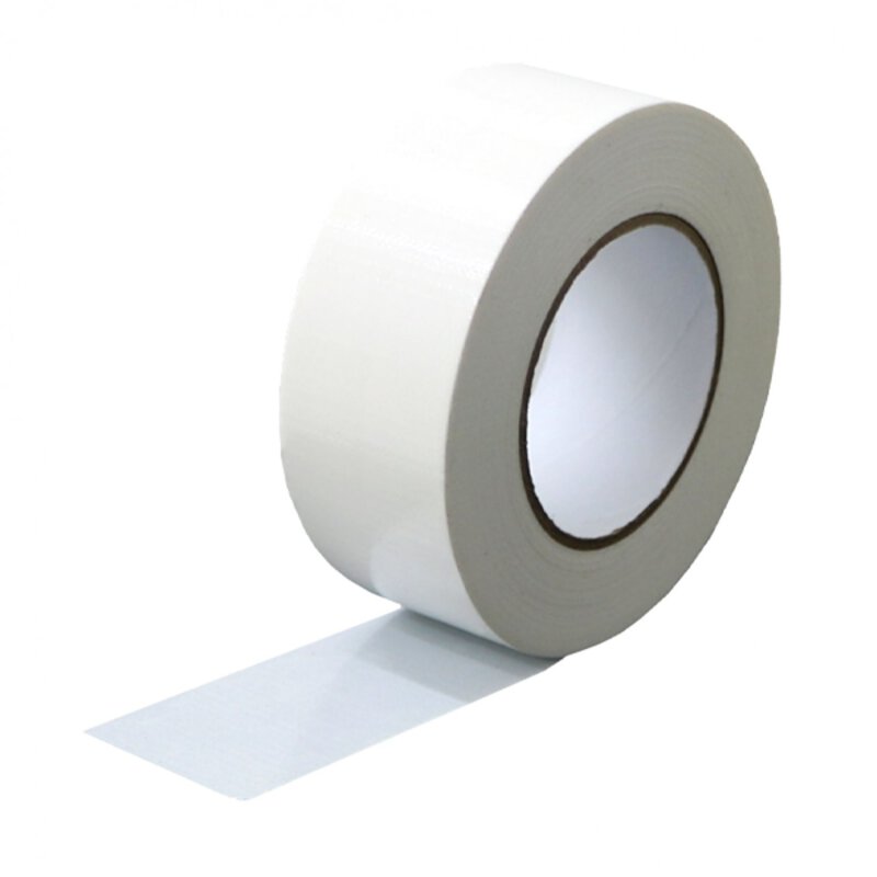 50mm x 50m Laminated Cloth Tape - WHITE