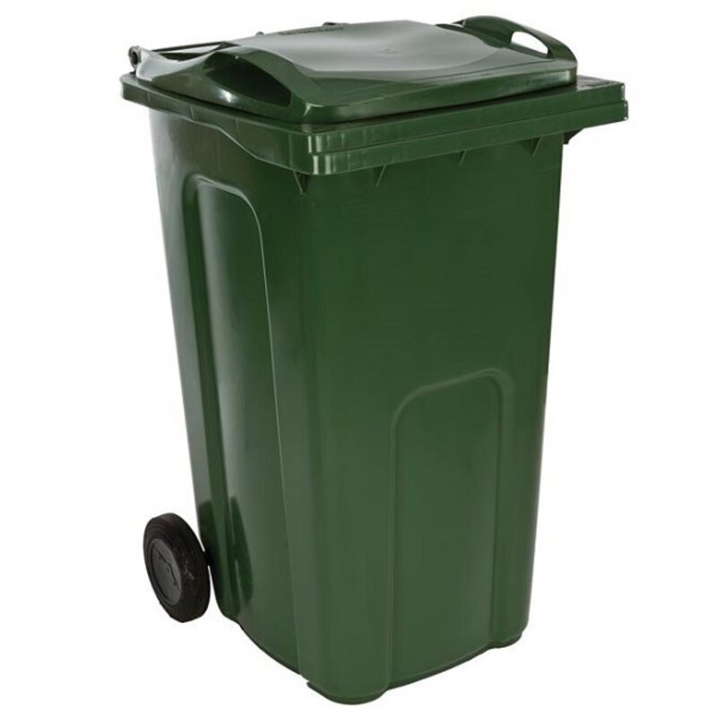 Wheeled Dustbin - 240L Green (please pick bin & wheels)