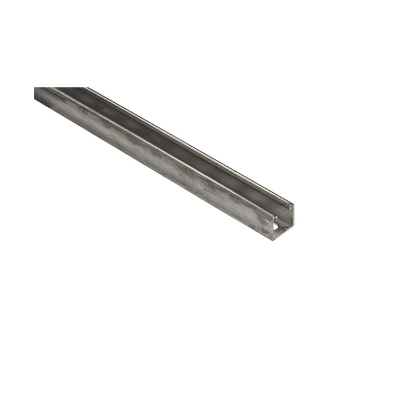41 x 41 x 1.5mm x 3m Light Gauge Slotted Channel