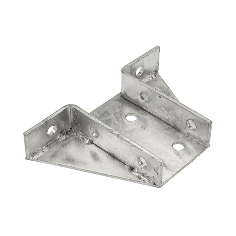 Double Channel Gusseted Base Bracket (P2348-S2)