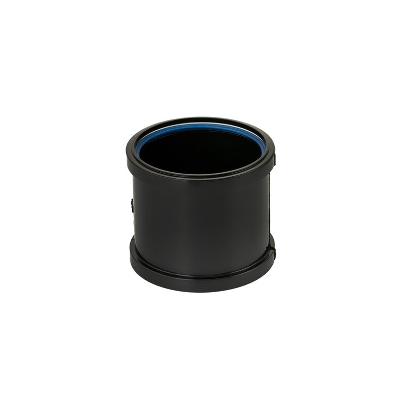 4"/110mm Double/Slip Ring Seal Coupler Black