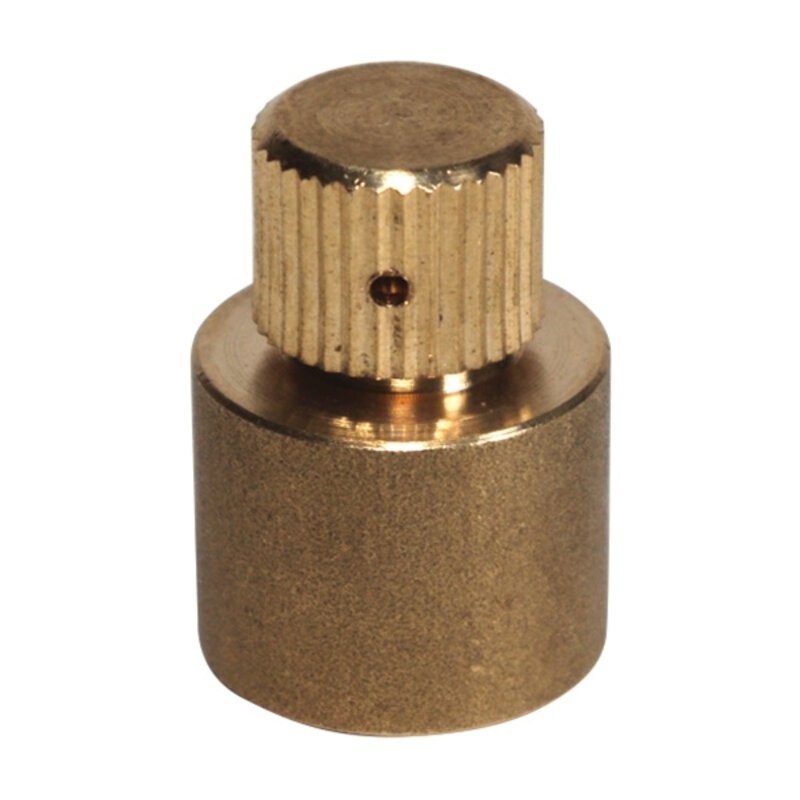 15mm Brass End Feed Manual Air Vent