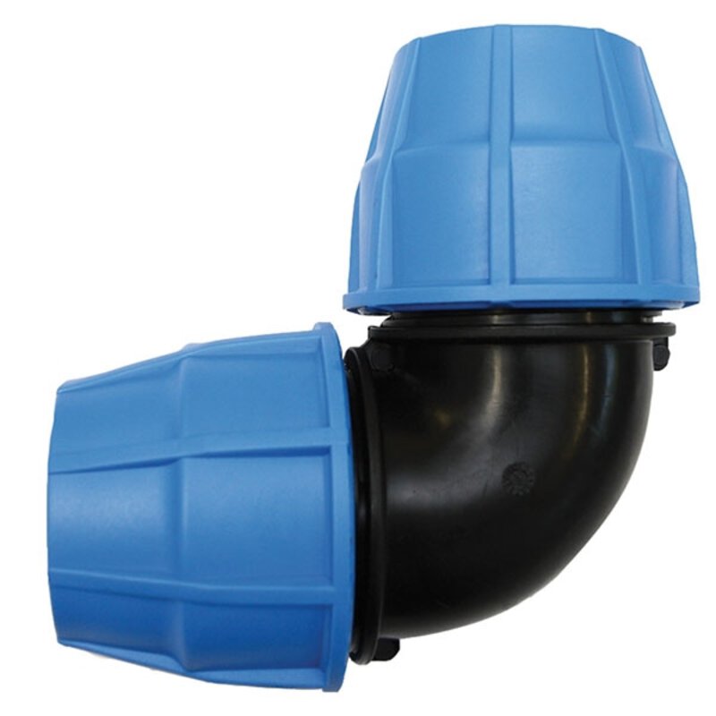 20mm 90° MDPE Compression Elbow